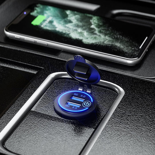 presa USB moto auto 36W