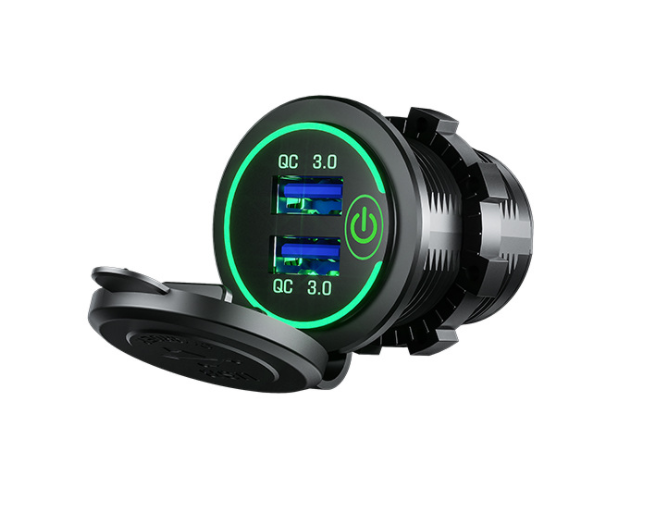 presa USB moto auto 36W
