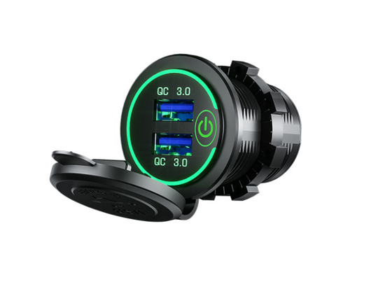 presa USB moto auto 36W