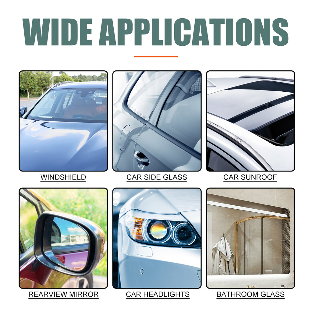 Rayhong Car Glass-Anti Fog Hydrophobic Coating Spray, Rearview Mirror Windshield Cleaner Stains Hydrophobic Water Spray Antifogging Agent