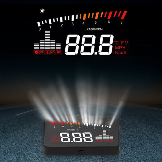 OBD2 car HUD
