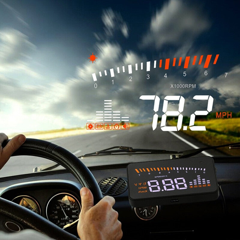 OBD2 car HUD