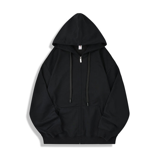 felpa con cappuccio e zip uomo