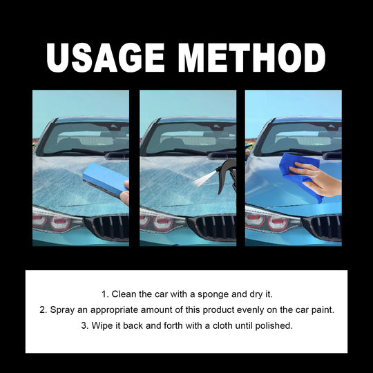 Coating Agent 3-In-1 Oil Removal Polishing Protection Repair Scratches Car Paint Cleaning And Maintenance Coating