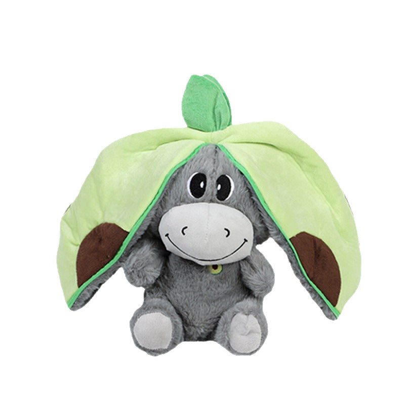Cute Breathable Plush Toy Companion Sleep Animal Plush Doll Soothing Music Toy