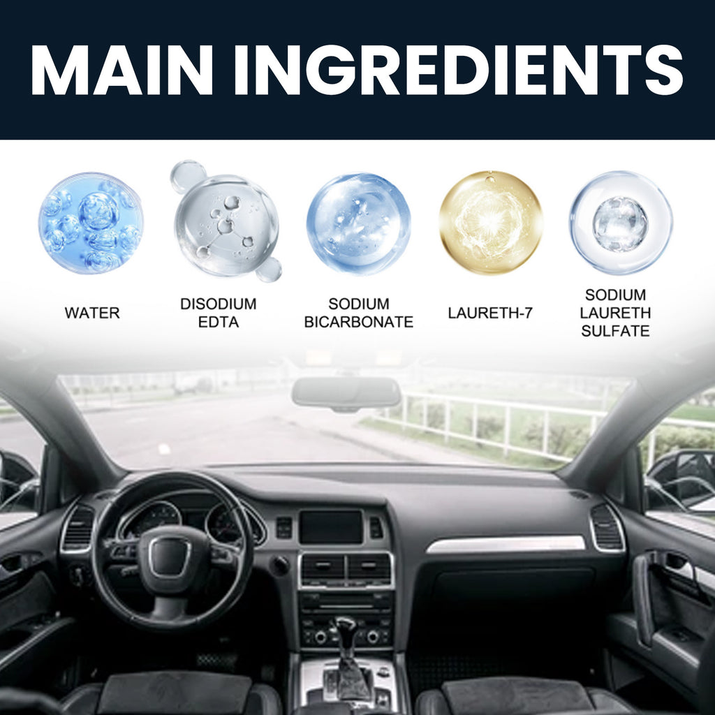 Foam Cleaner, Leather Interior Instrument Panel Clean Dust Reconditioning Agent