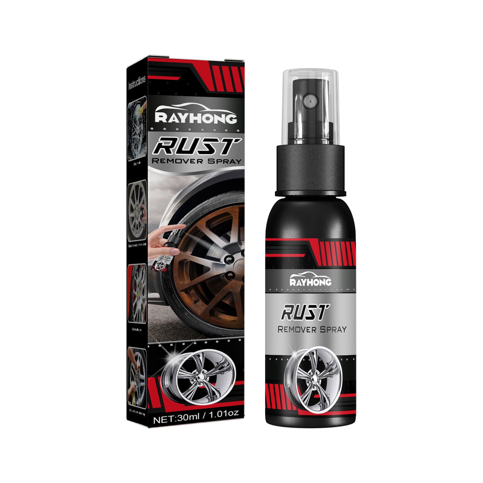 Auto Wheel Rust Remover Auto Paint Rust Remover Brightener Rust Remover Conversion Agent