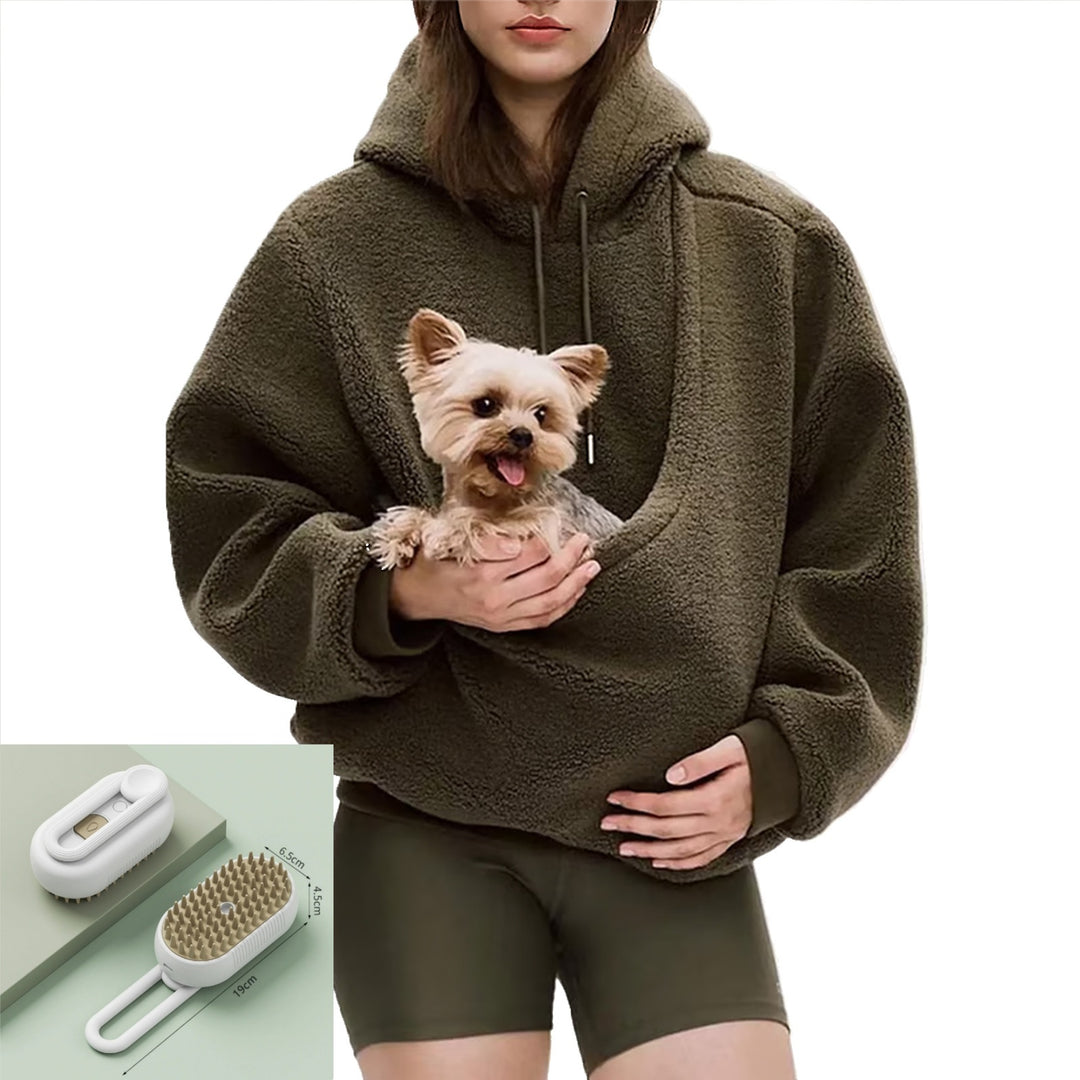 dog carrier hoodie