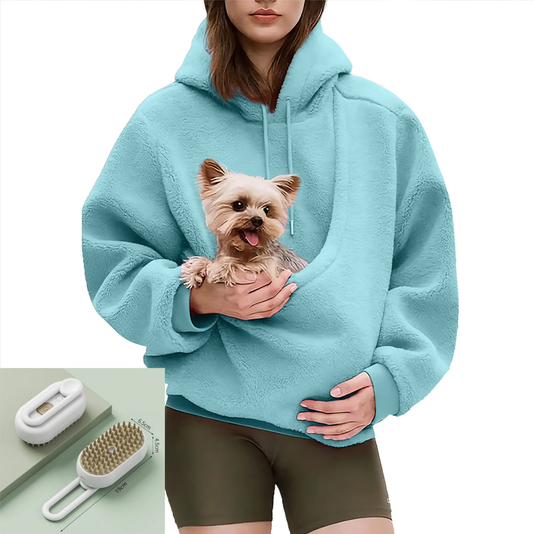 dog carrier hoodie
