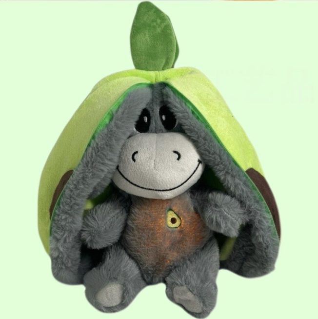 Cute Breathable Plush Toy Companion Sleep Animal Plush Doll Soothing Music Toy