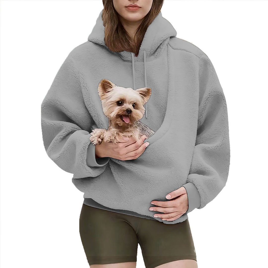 dog carrier hoodie