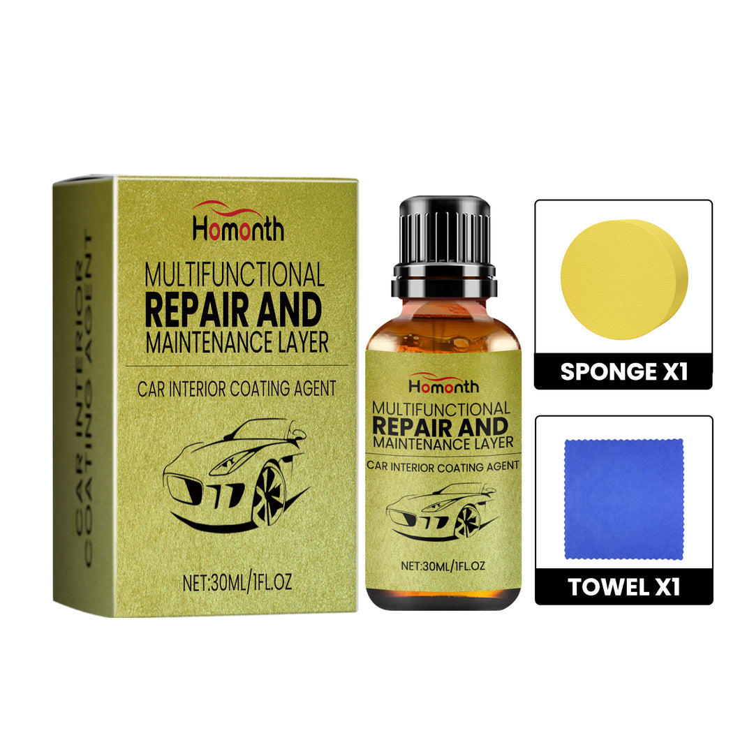 Homonth Automotive Interior Repair Coating Kit Automotive Interior Plastic Parts Crystal Coating Plating Agent