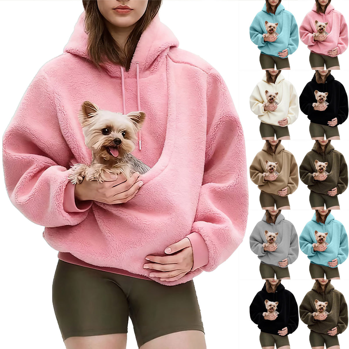 dog carrier hoodie