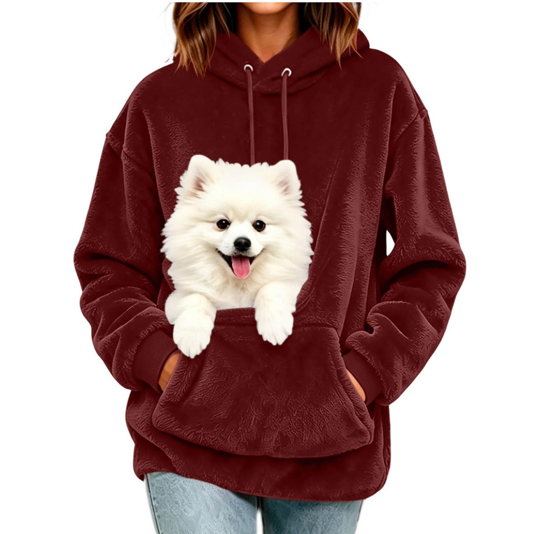 dog carrier hoodie