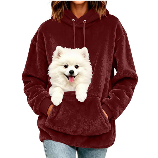dog carrier hoodie
