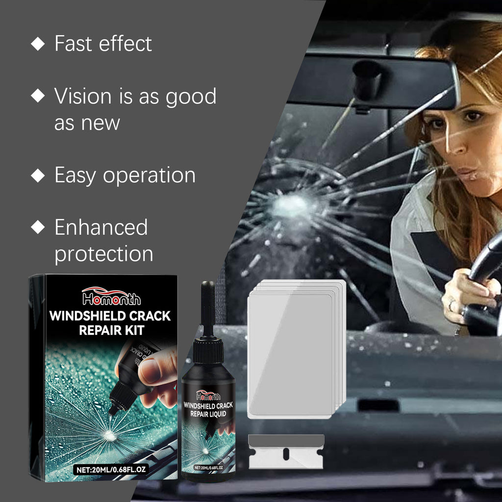 Automotive Glass Care Kit Automotive Windshield Cracks And Scratches Adhesive Repair Solution