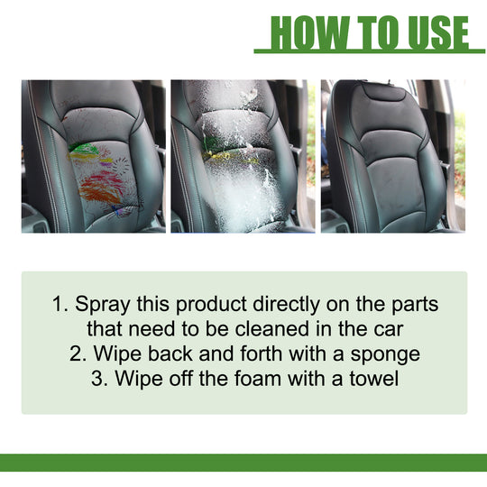 car interior foam cleaner