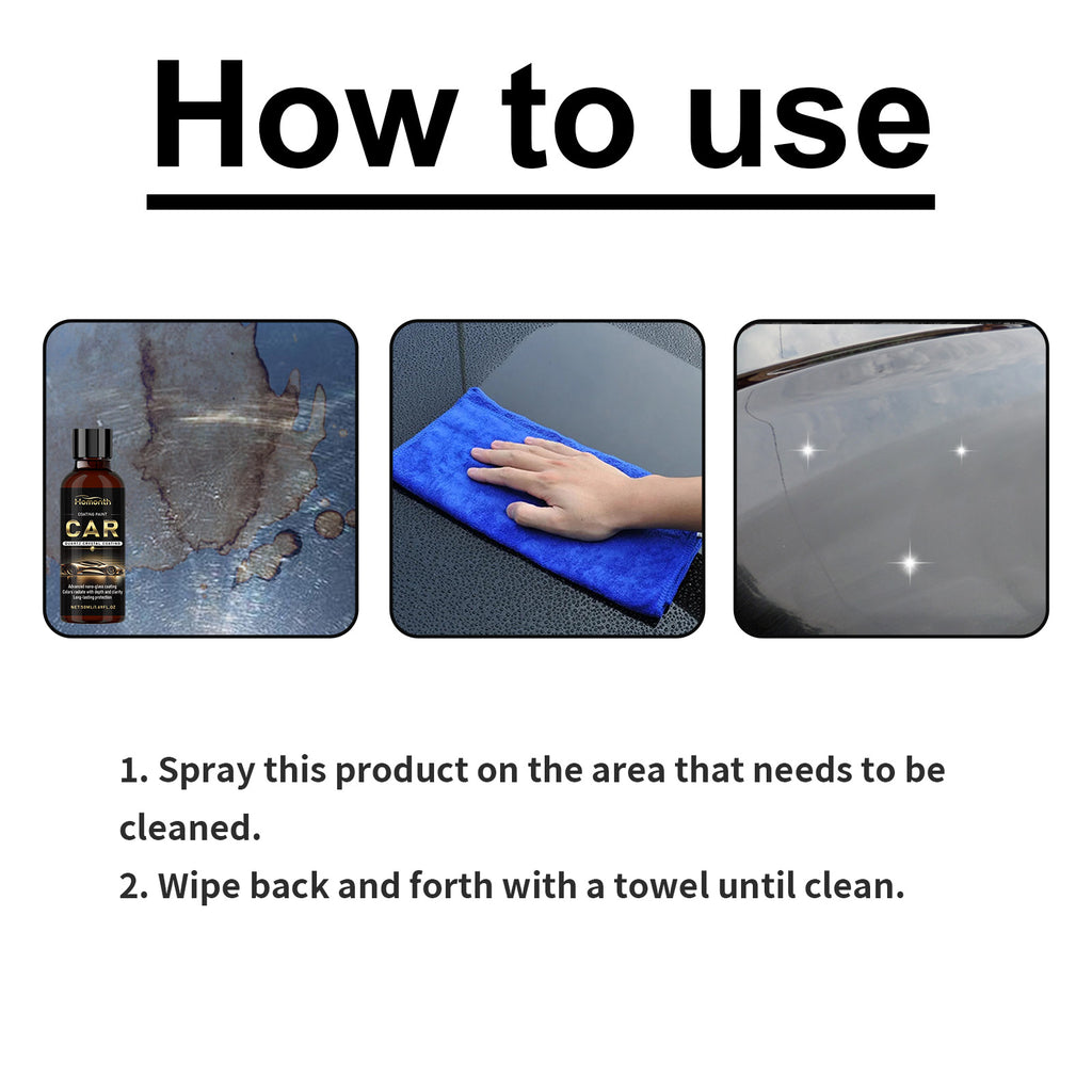 Nanometer Coating Crystallizing Agent, Car Decontamination Refurbishing Cleaning Maintenance Cleaning Polish