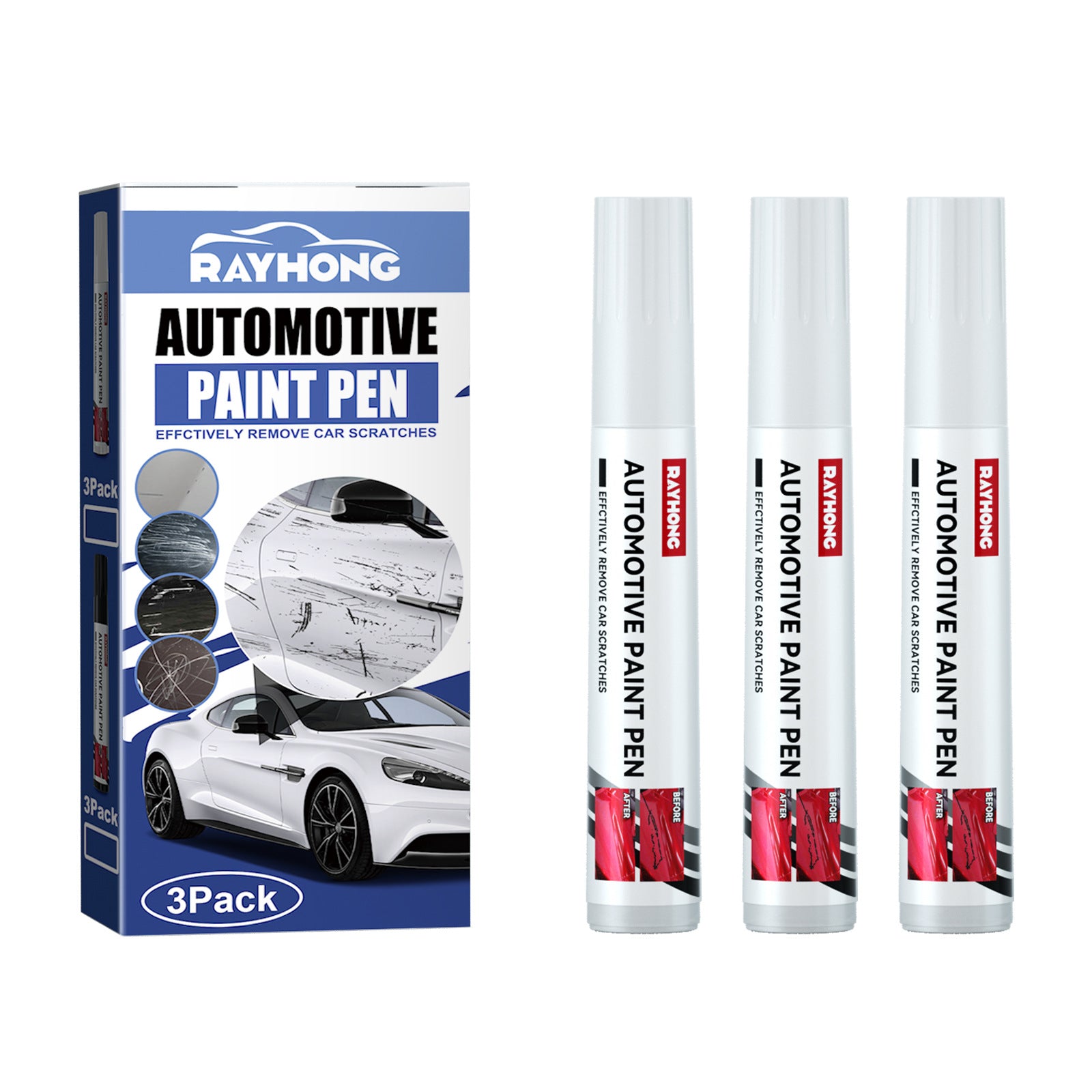 Automotive Paint Pen, Paint Scratch Repair Scratch Paint Marks Repair Paint Repair Pen