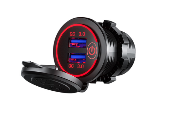 presa USB moto auto 36W