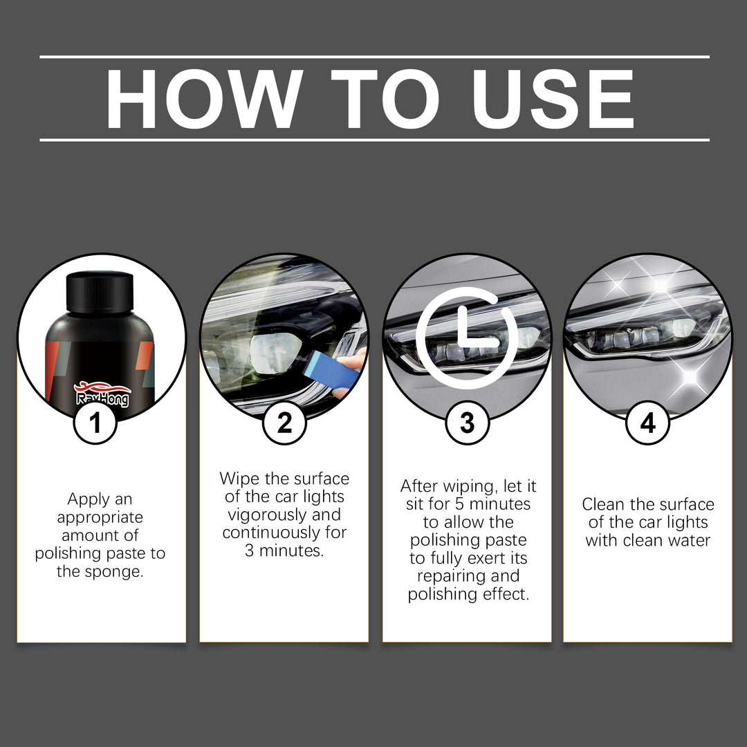car headlight polishing paste
