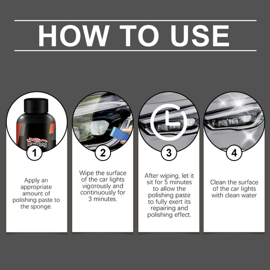 car headlight polishing paste