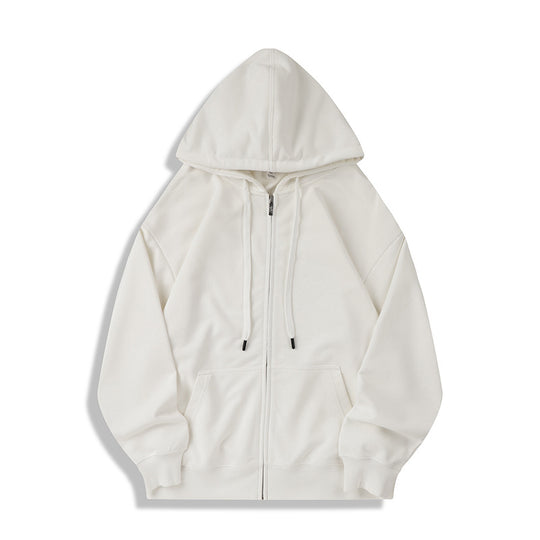felpa con cappuccio e zip uomo