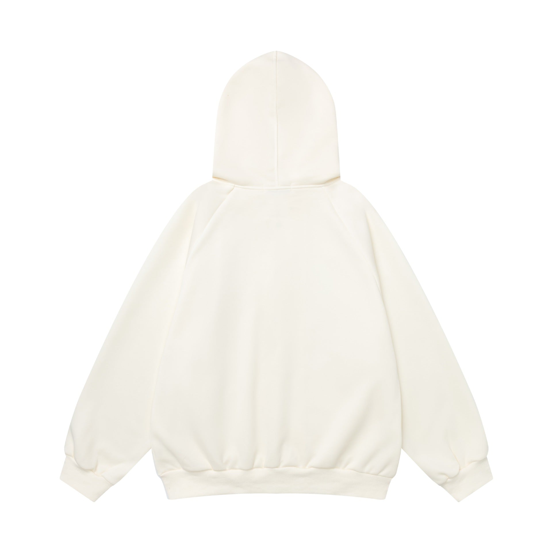 Full printed kitten contrasting hooded sweatshirt