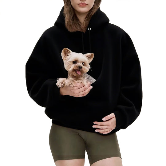 dog carrier hoodie