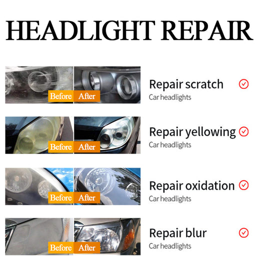 car headlight restoration spray