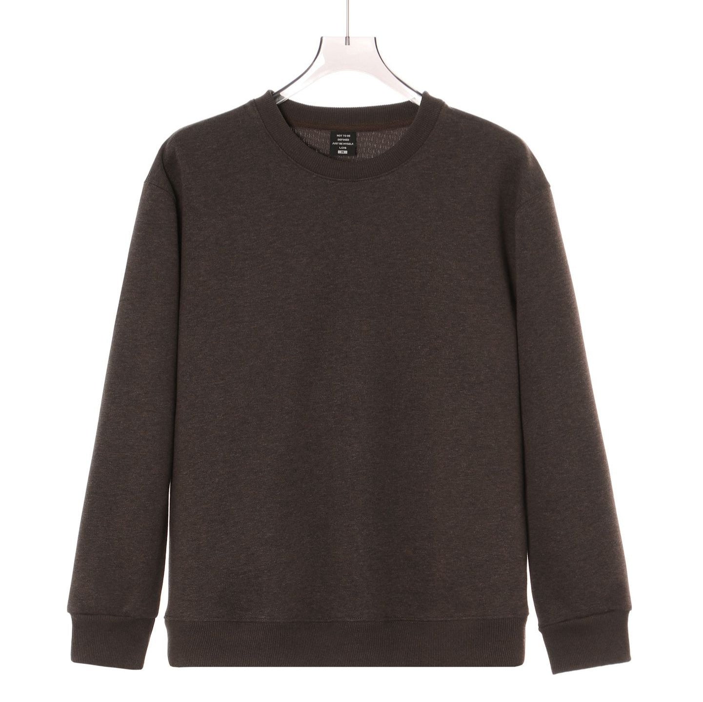 Loose fit crew neck long sleeve sweatshirt