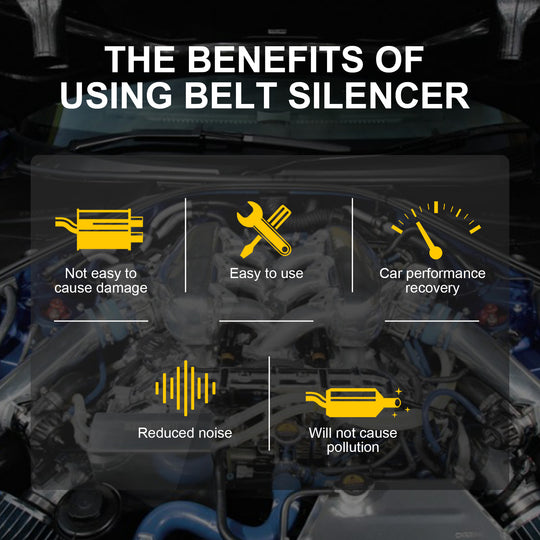Belt Silencer, Automotive Engine Belt Noise Elimination Maintenance Lubricant