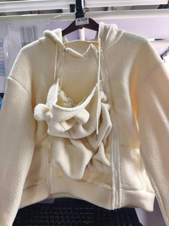corduroy hooded sweatshirt