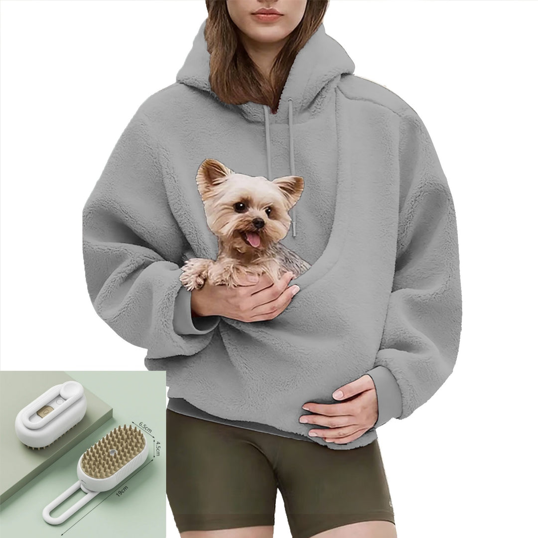 dog carrier hoodie