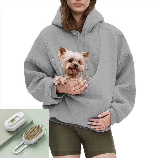 dog carrier hoodie