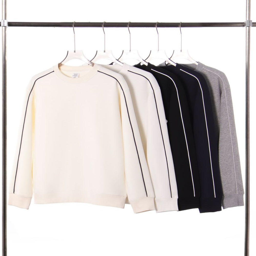felpa girocollo uomo color block