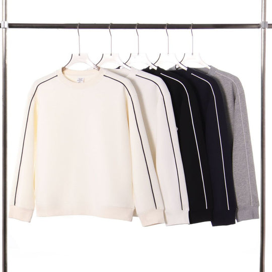 felpa girocollo uomo color block