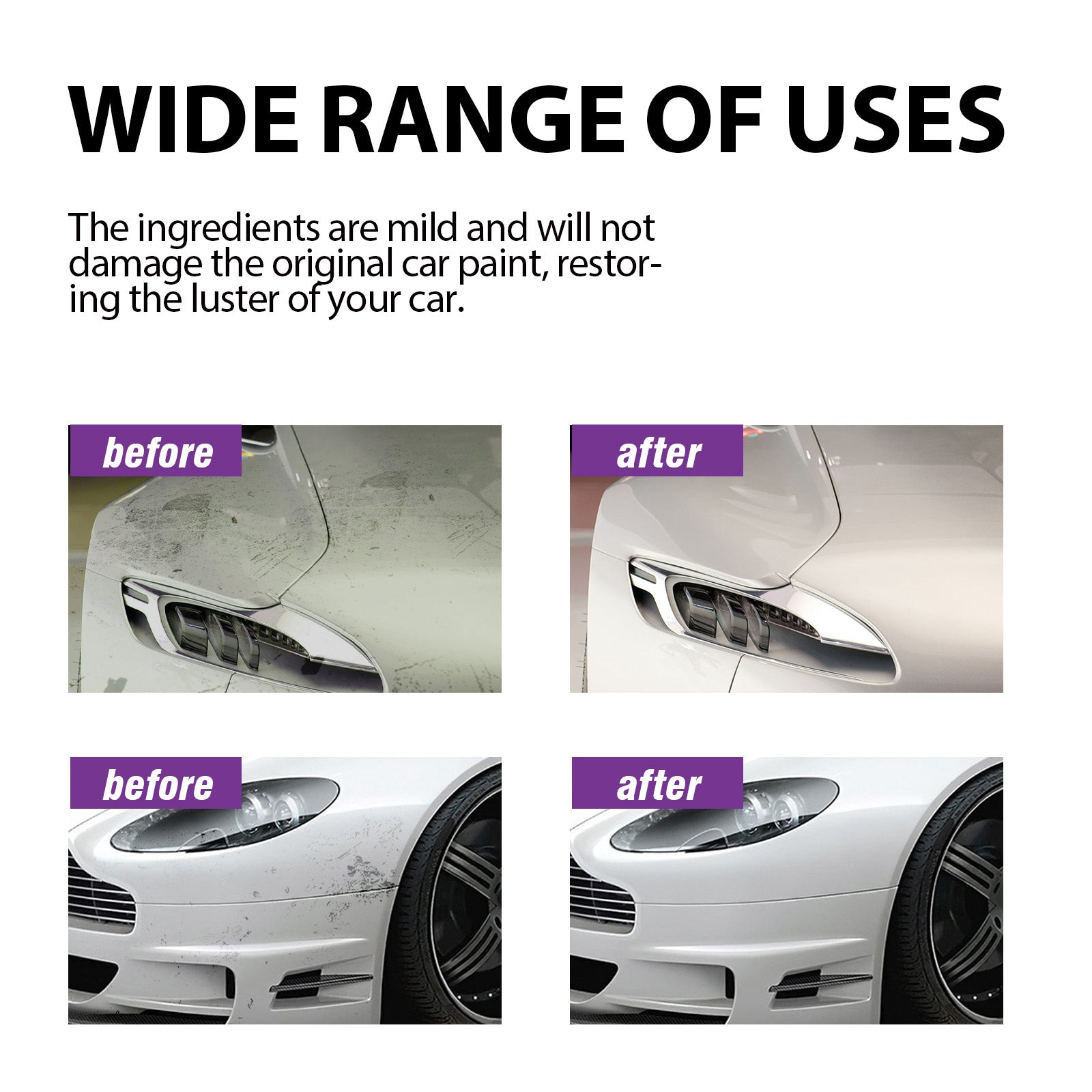 Rayhong Car Coating Spray Car Paint Brightening Refurbished Dust Cleaning Oil Maintenance Coating Agent