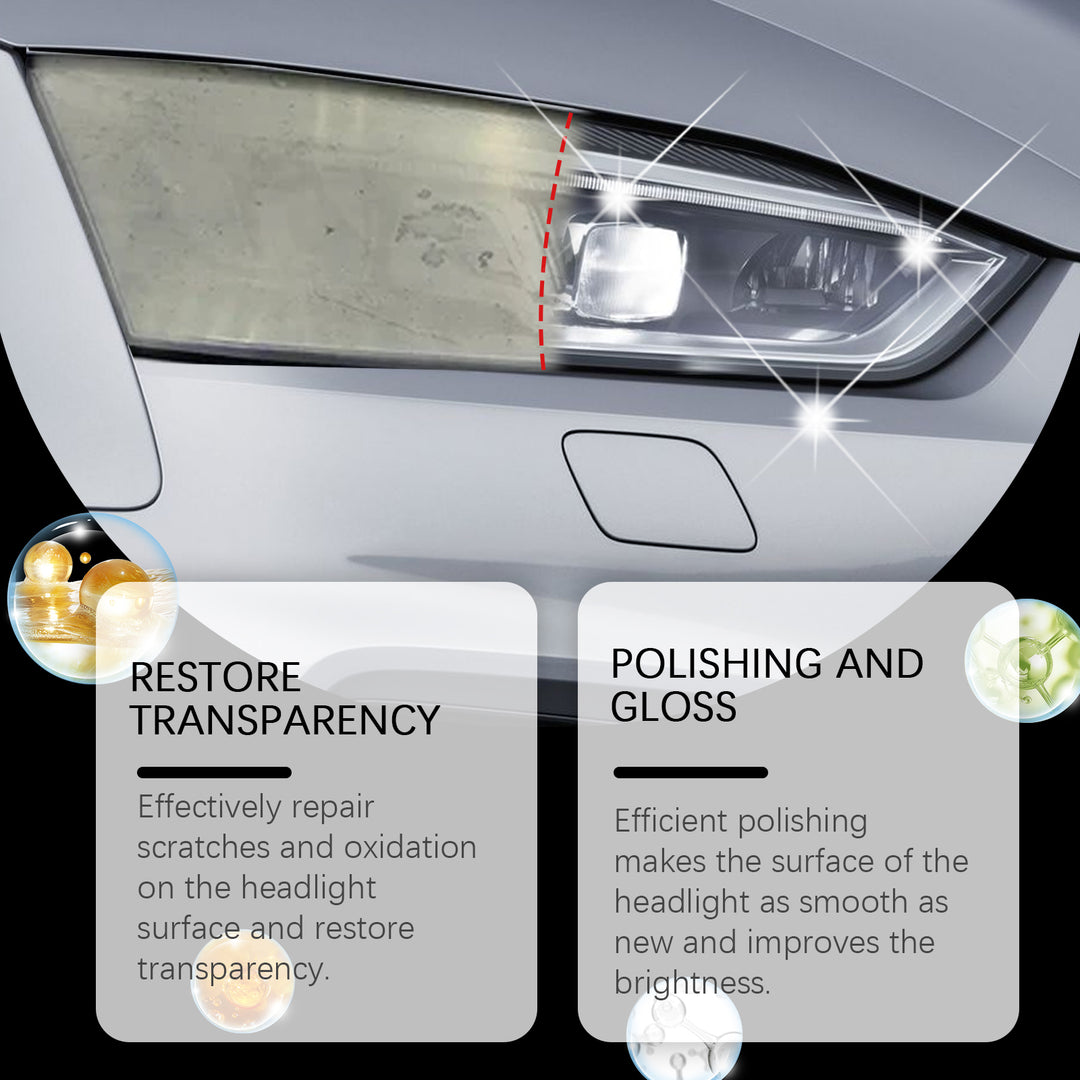 Rayhong Car Headlight Repair And Polishing Paste (100ml) Car Headlight Decontamination, Dust-Proofing, Scratch Refurbishment, And Car Paint Care Agent