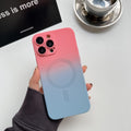 Two tone gradient liquid magnetic suction suitable for Apple 17 Promax phone case