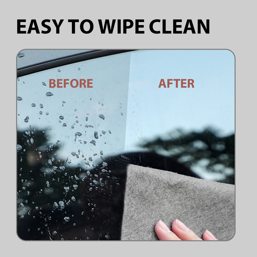 Fiber Cloth Window Cup Car Windshield Cleaner Smooth Wet And Dry Decontamination Cloth