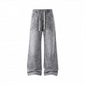 Lightweight Linen-Style Straight Leg Jeans for Men