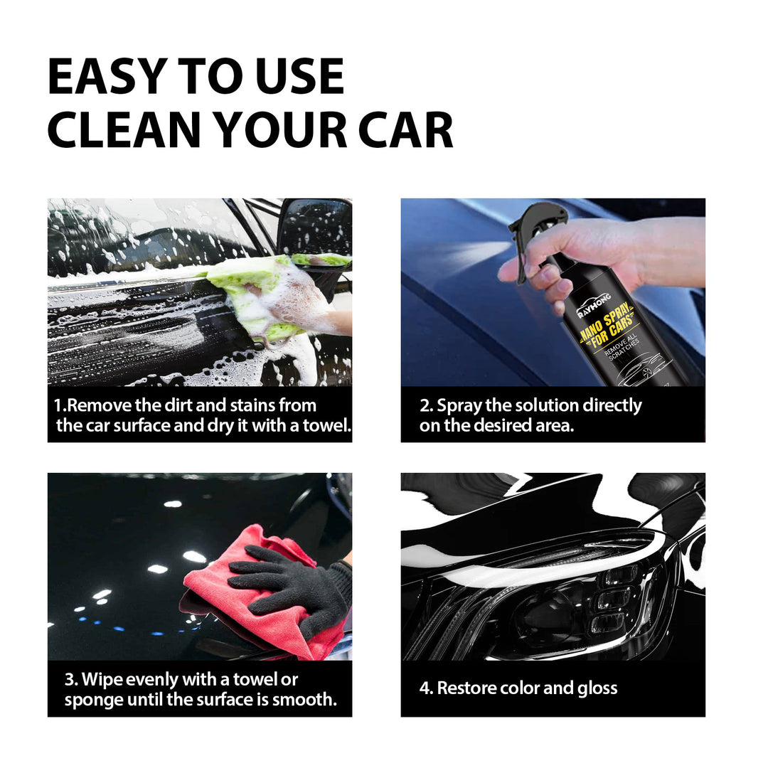 Rayhong Car Coating Spray Car Paint Brightening Refurbished Dust Cleaning Oil Maintenance Coating Agent