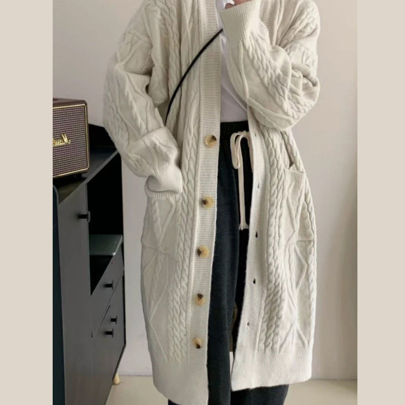 Casual Long Sleeve Knit Cardigan Sweater Coat for Women