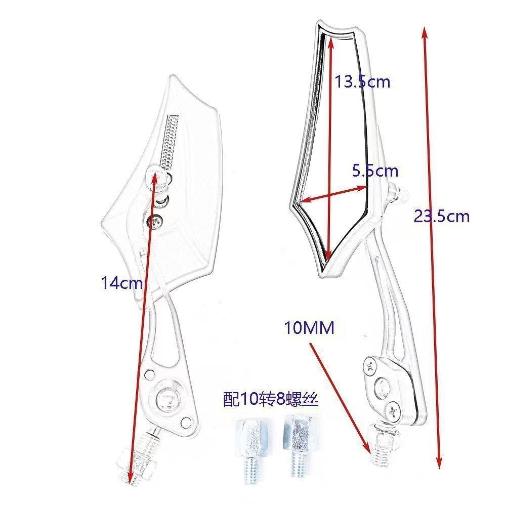 universal motorcycle rearview mirrors