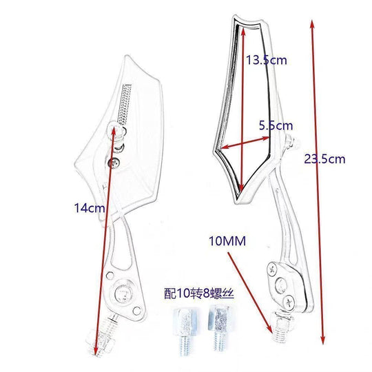 universal motorcycle rearview mirrors