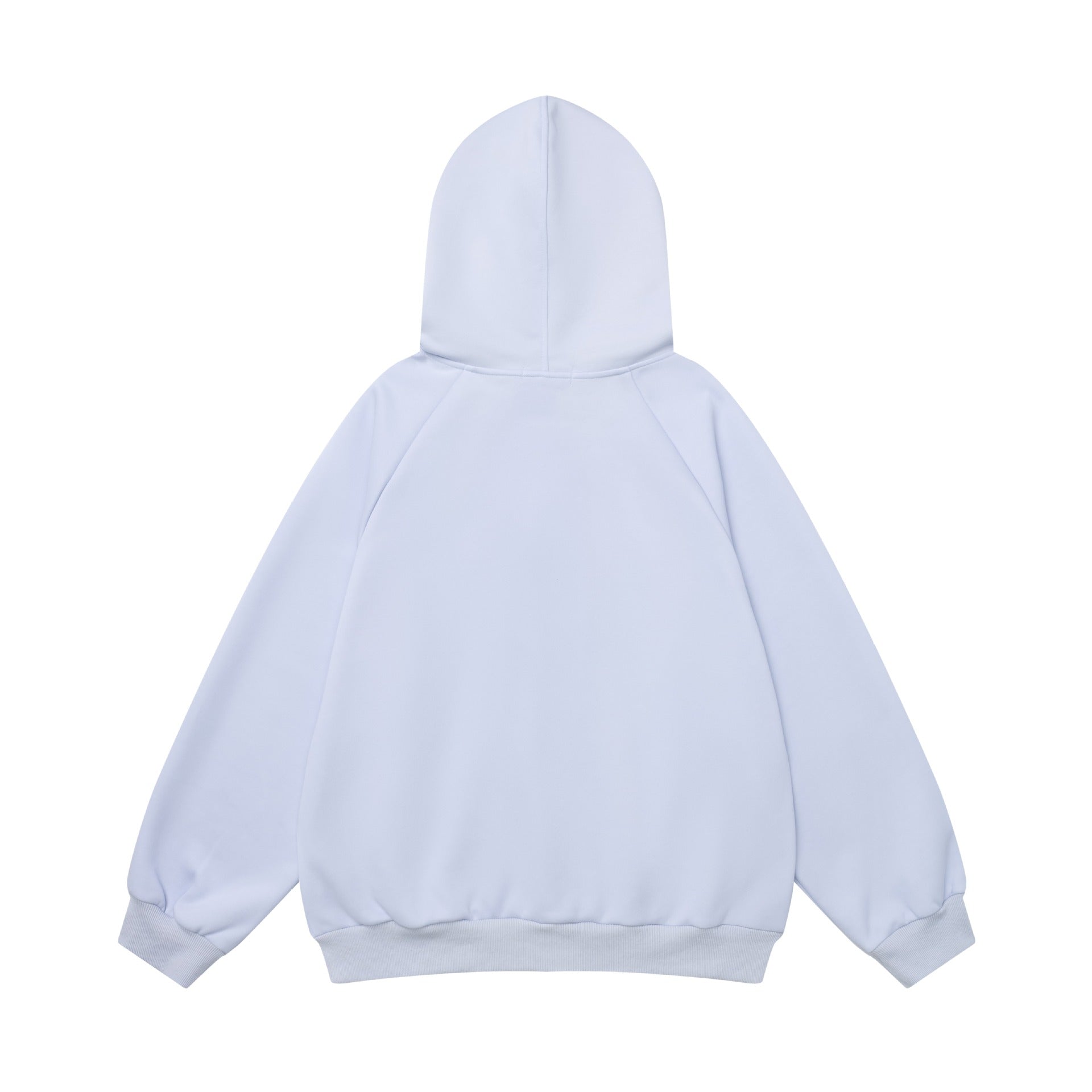 Full printed kitten contrasting hooded sweatshirt