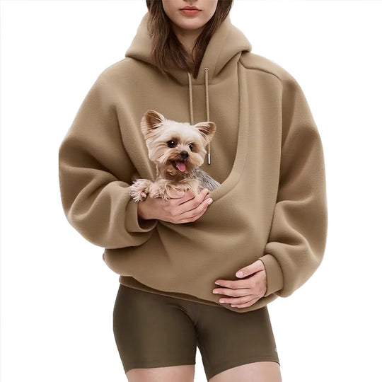 dog carrier hoodie