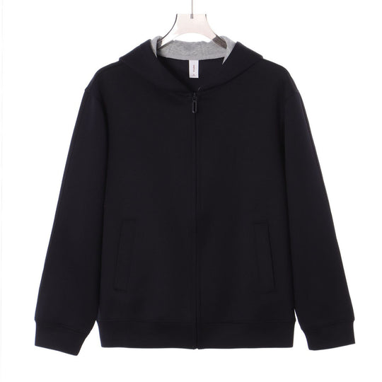 cardigan con cappuccio e zip uomo