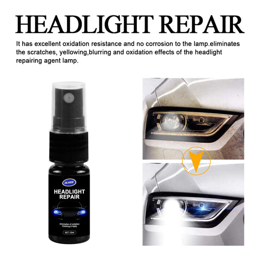 car headlight restoration spray